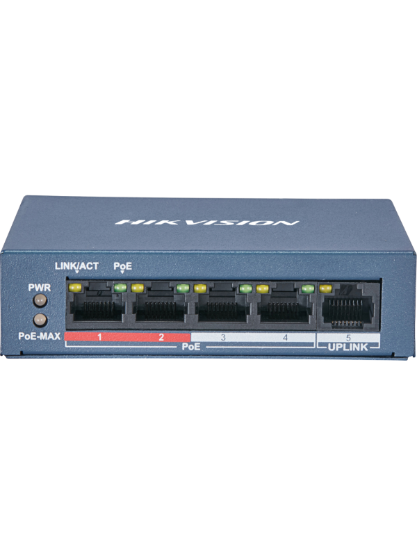 Hikvision DS-3E0105P-E/M(B) 5 Port Poe Switch