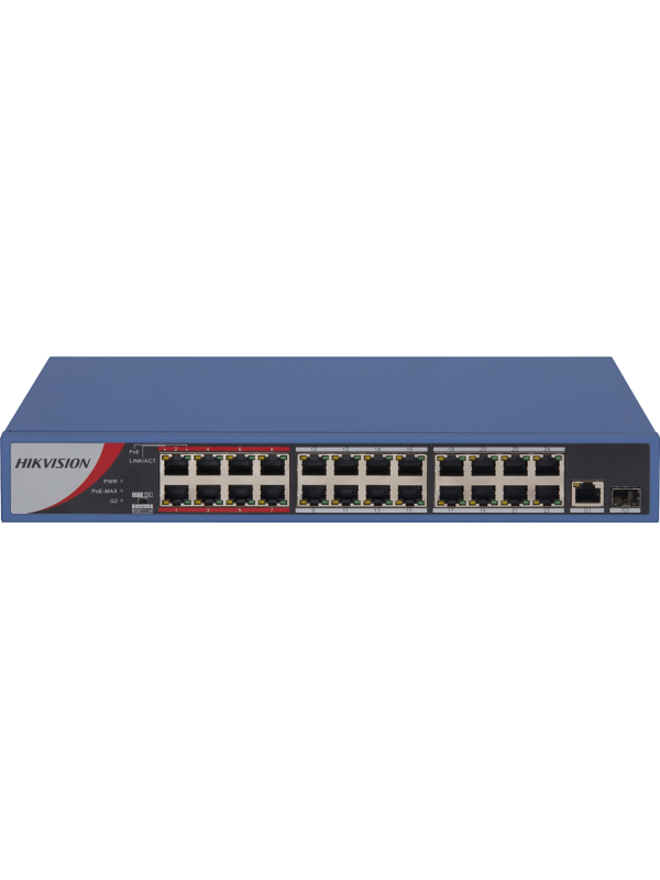 Hikvision DS-3E0326P-E/M(B) PoE Switch - 26 Portlu