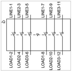 Siemens 3KC0330-2NE00-0AA0 100A Manuel Transfer Şalteri