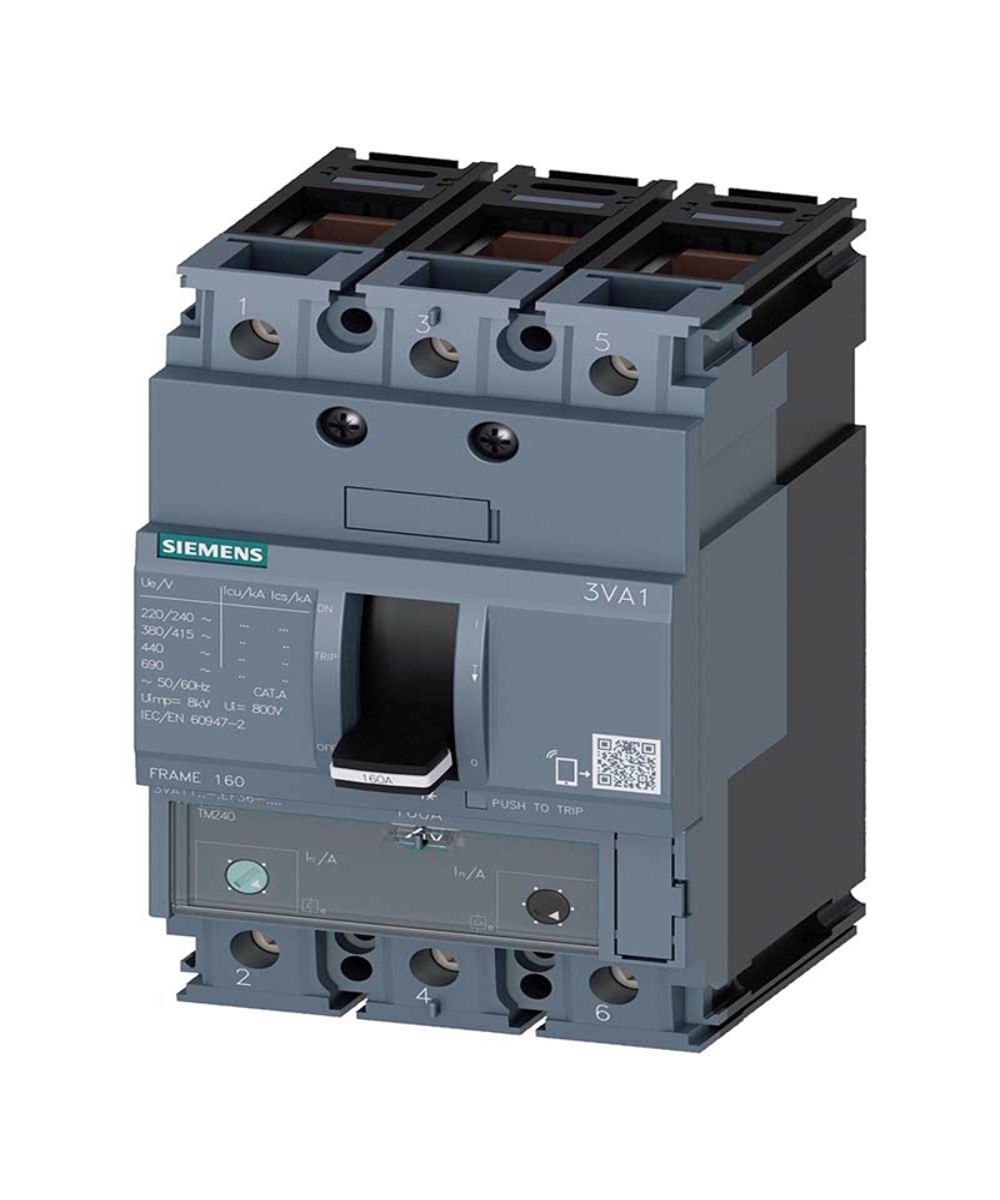 Siemens Kompakt Şalter 125A – 3VA1 Serisi 3VA1112-6EF36-0AA0
