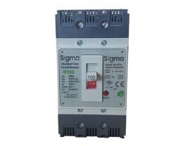 SİGMA A160  160 A 25 kA  3 kutuplu  sabit tip AG Devre Kesicisi