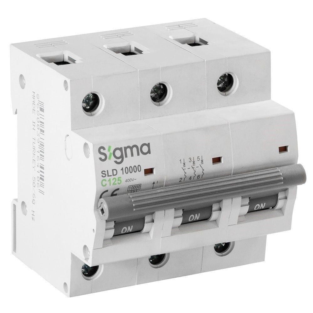 SİGMA 4SM363C -SND3000 3kA ( C 63A ) 3 Kutuplu Otomatik Sigorta