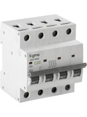 SİGMA SND4500 4.5 KA 4P C25 OTOMATİK SİGORTA
