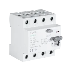 SİGMA SGM-4 10 KA AC 100A 300mA 4Kutuplu Kaçak Akim Koruma Şalteri